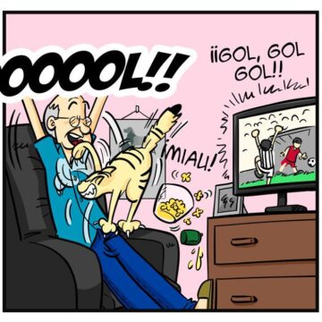 Viñeta agresividad redirigida